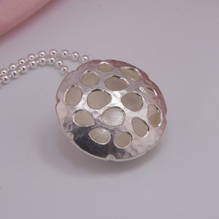 Lotus Anhänger Silber